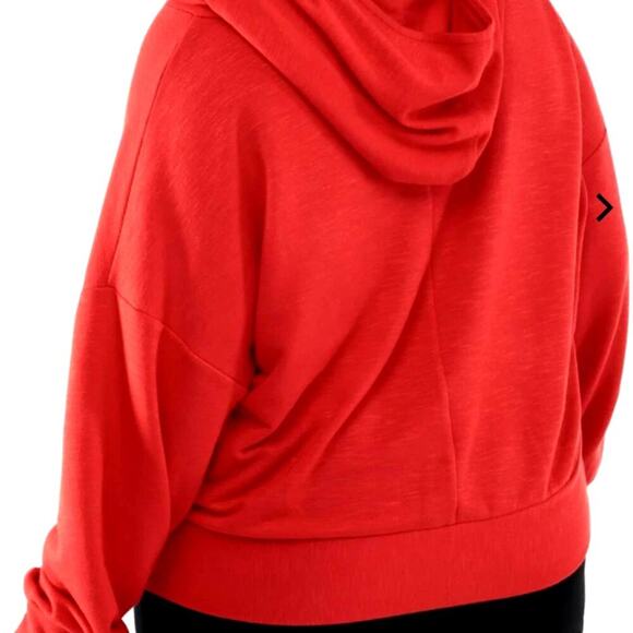 Fabletics Go-To Relaxed Fit Salsa Red Hoodie size 3X NEW - Picture 1 of 8